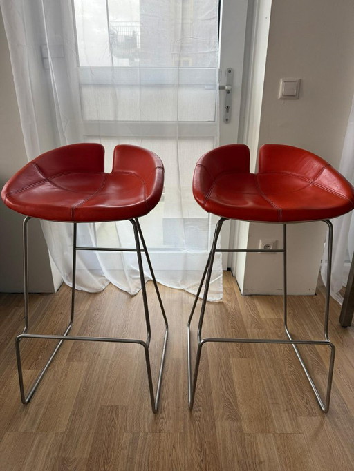 4 X Morosa Fjord Orange Stools