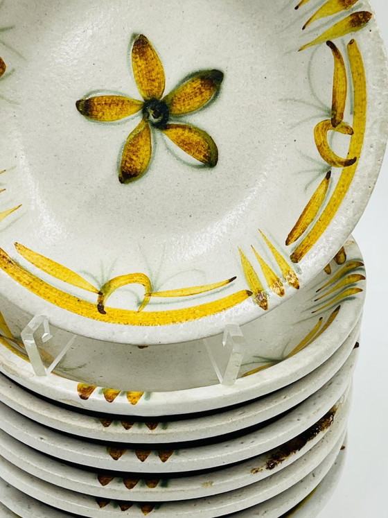 Set van acht Keraluc Quimper Renaissance kommen, 1960 – Servies, Ceramic (photo 4 of 8)