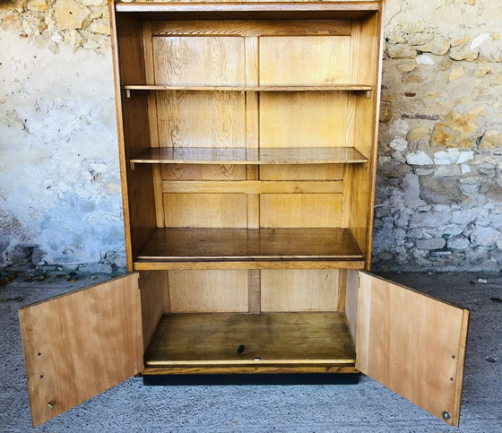 Image 1 of Vintage Wall Unit With / Bookcase Circa 1950’S