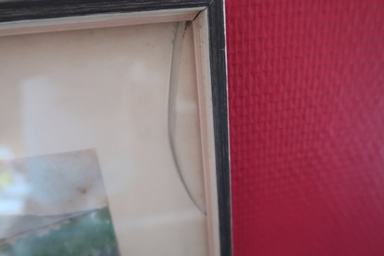 Image 1 of Acuarela antigua firmada por Behrendt, 1923 - Enmarcada (2C08)