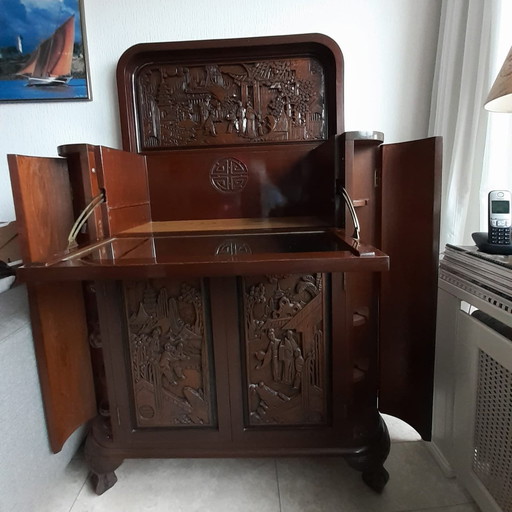 Bar Furniture With Wood Carvings 60th Years