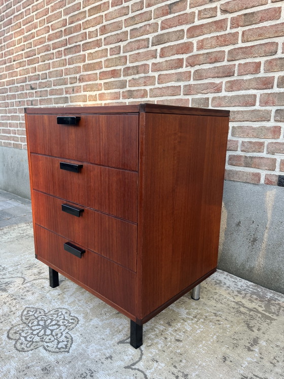 Image 1 of Vintage Made to Measure ladenkast met 4 laden door Cees Braakman voor Pastoe,