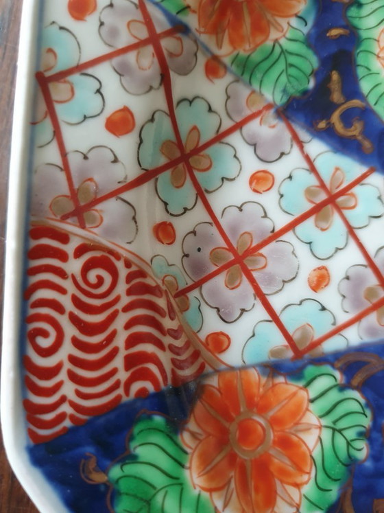 Image 1 of Piatto ottagonale giapponese Imari - Arita - 1870-1890 - 21,5 cm