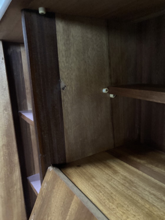 Image 1 of Vintage Mid - Century Teak Wall Cupboard