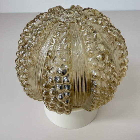 Image 1 of Vintage glass bubble ceiling lamp , 1970s
