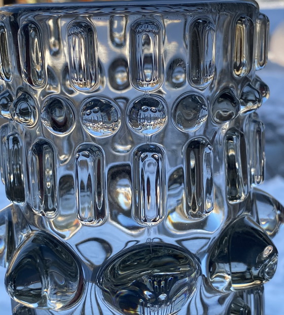 Image 1 of Vaso vintage František Pečený per Sklo Union, MCM ceco, 1970