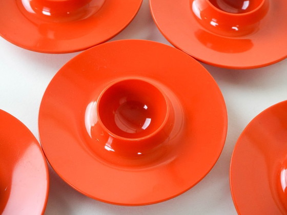 Image 1 of Juego de hueveras, diseño danés, década de 1970, fabricado por Rosti.