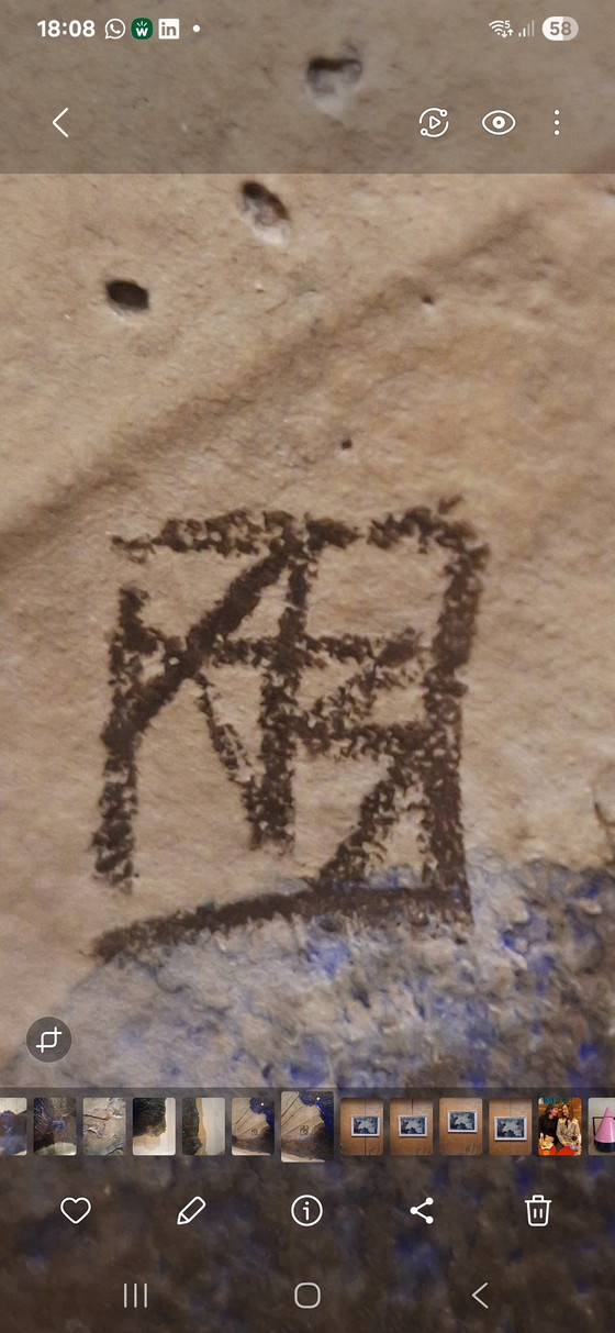 Image 1 of Wunderschönes, großes abstraktes Gemälde auf Leinwand