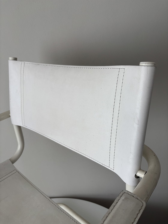 Image 1 of 2-piece Mart Stam Bauhaus tubular frame chairs Matteo Grassi 1970s
