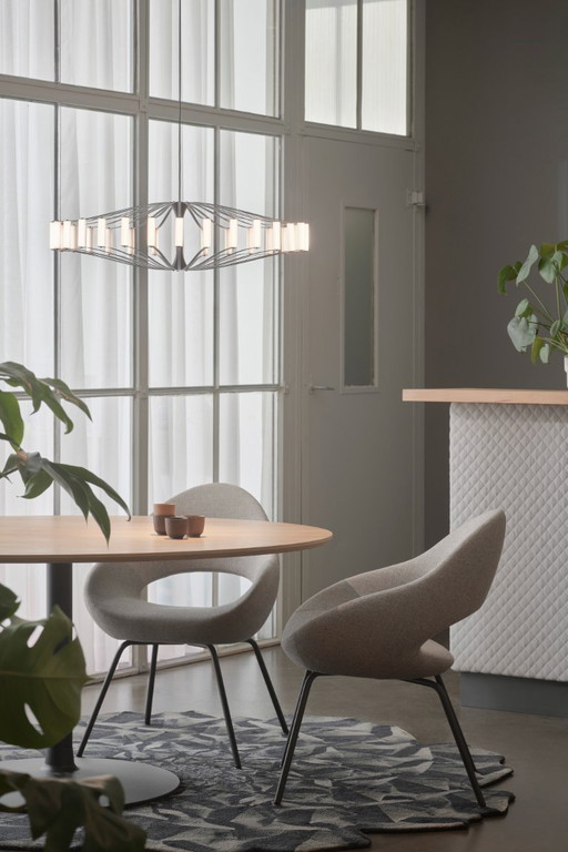 JAPTH WHEEL Pendelleuchte, 60 cm, schwarz