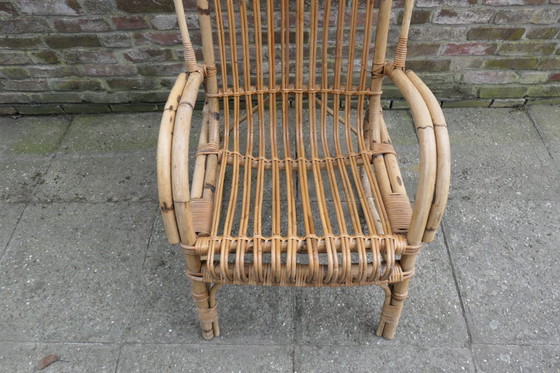 Image 1 of Vintage Rattan Armchair