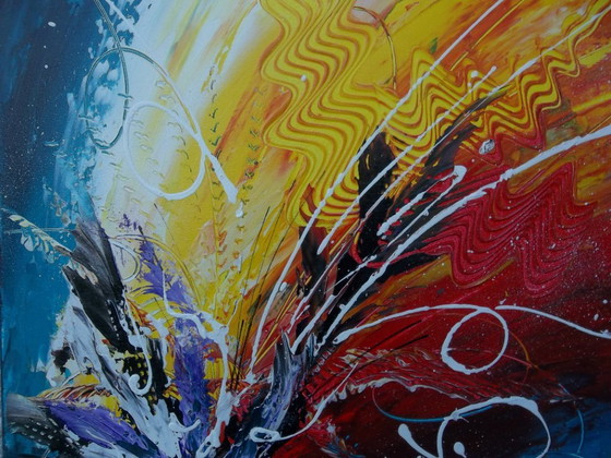 Image 1 of Vesuv – Originalgemälde des Künstlers 2Luss'Art