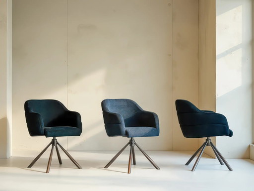 Fiorentino (3er-Set) – RT Design, eetkamerstoelen, Metal