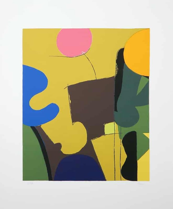WALTER FUSI - Silkscreen print (No. 4 of 99) – Art, Paper, Abstract (photo 2 of 5)