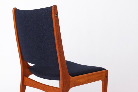 4 de 8 Chaises de salle à manger Johannes Andersen | Design danois en teck Mid-Century | Élégance vintage (photo 7 of 10)