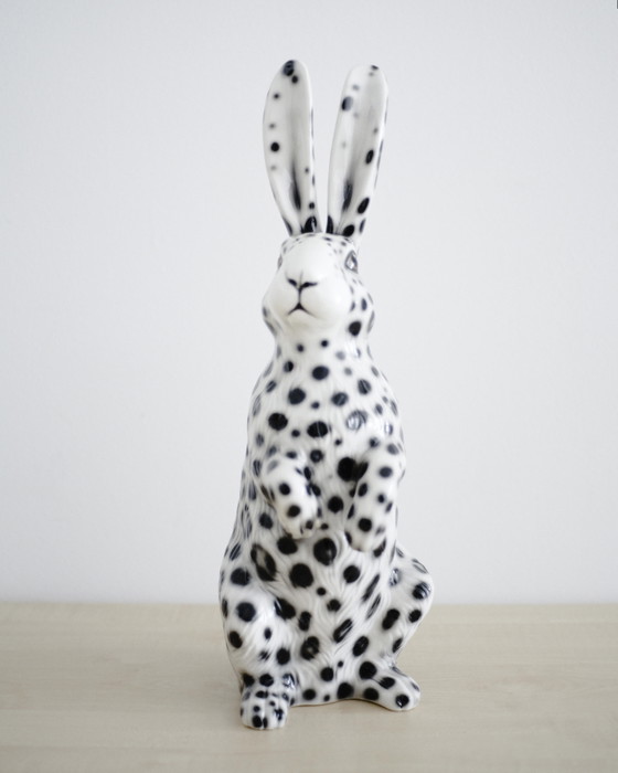 Hand-Painted Ceramic Rabbit - 50 cm – Decorative Objects (photo 2 of 6)
