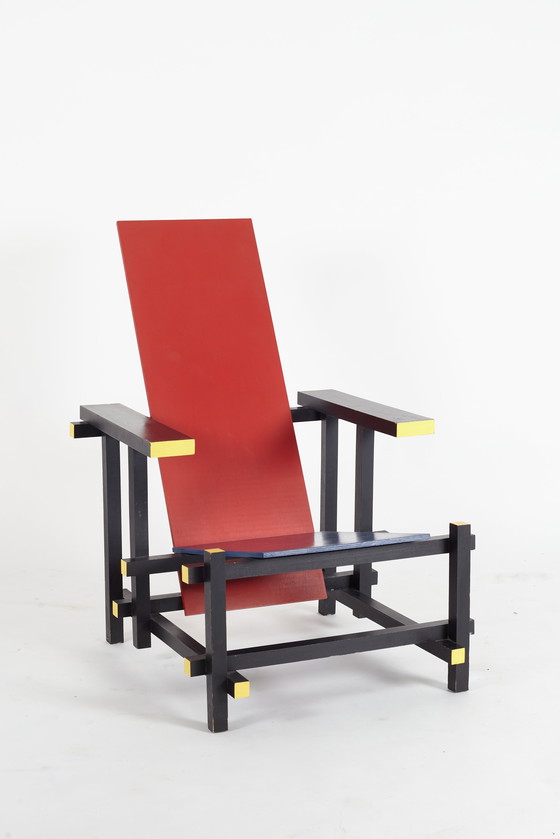 Image 1 of Rietveld Red & Blue Chair Replica
