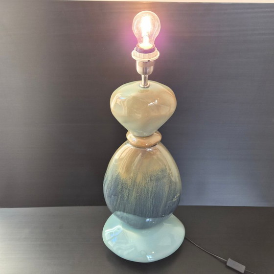 Image 1 of BELANGRIJKE VINTAGE KIEZELLAMP UIT DE JAREN 70, GEMAAKT VAN KERAMIEK DOOR FRANCOIS CHATAIN