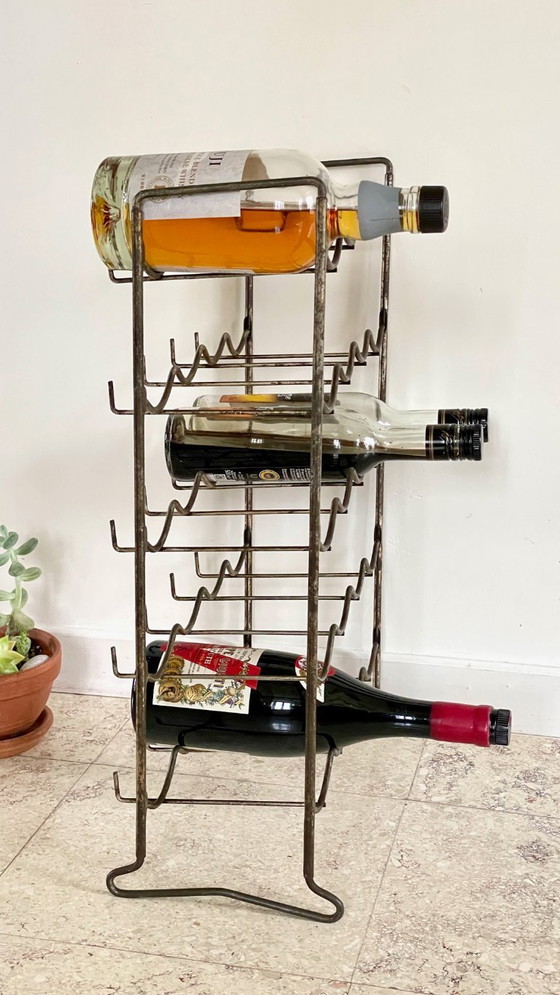 Image 1 of Portabottiglie in acciaio vintage