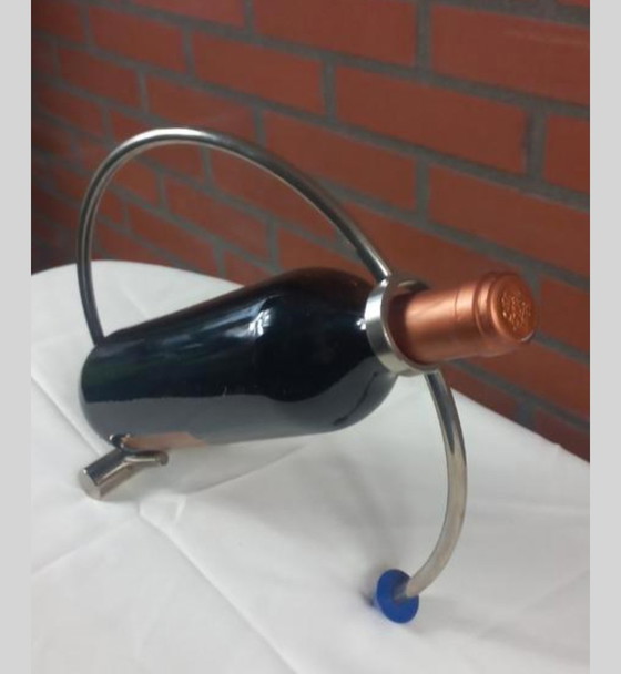 Image 1 of Opvallende flessenhouder, Memphis style (HOGRI design, Duitsland)