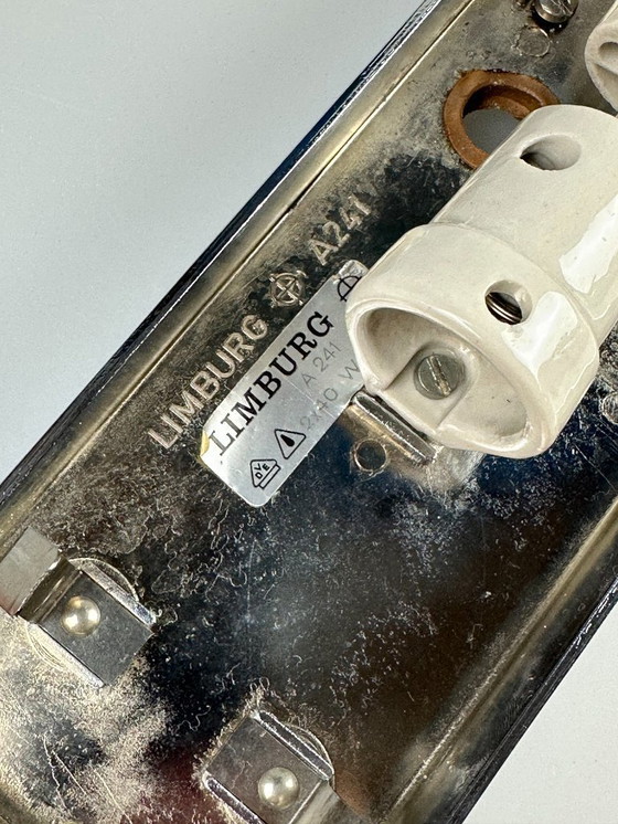 Image 1 of 60s 70s aplique Aplique de Glashütte Limburg Alemania Space Age