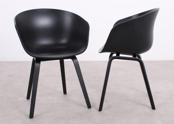 Image 1 of 4x HAY AAC 22 About A Chair Black