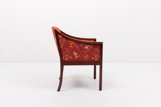 Image 1 of Fauteuil élégant moderne danois par Ole Wanscher pour P. Jeppensen, années 1960