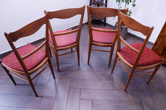 Image 1 of Set of Retro Dining Chairs – Dřevotvar Jablonné nad Orlicí 