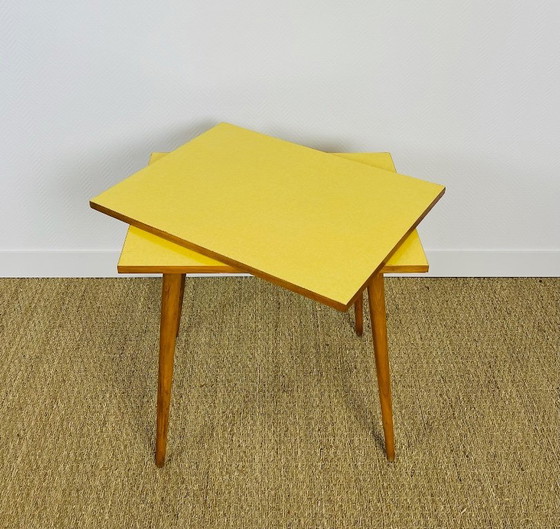 Image 1 of Tavolino vintage con piano girevole e staccabile, 1960