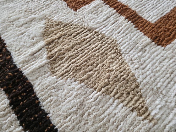 Tapis Marocain - Tapis Beni Ouraine - Fait Main Sur Mesure 150/250 Cm – Aime Té, Wool (photo 6 of 8)