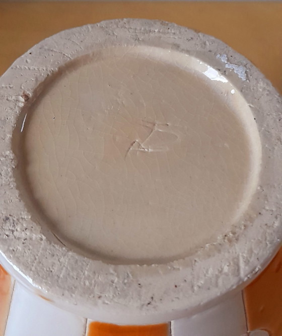 Image 1 of Pichet ancien en céramique émaillée 