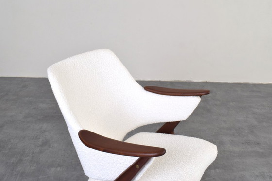 Image 1 of Poltrone Mid-Century Knott in teak di Brunstad Møbelfabrikk, anni '60, set di 2