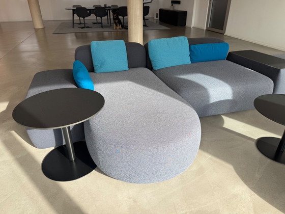 Image 1 of Sofá lounge LaPalma PLUS gris + Mesa LaPalma Brio
