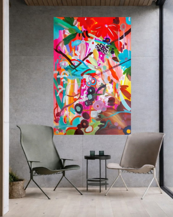 Acrylic Painting #Pleisto 150x100cm – joart, Paintings & Drawings, Canvas (photo 7 of 14)