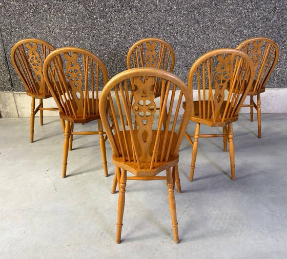 Set di 6 Sedie da Pranzo Vintage Ercol, anni '50 – Wood (photo 7 of 11)