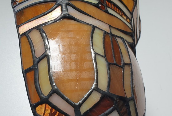Image 1 of Massive tiffany wandlamp met originele doos.