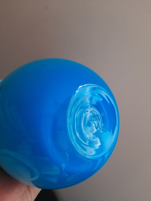 Vase en opaline Peter Svarrer poyr Holmegaard 