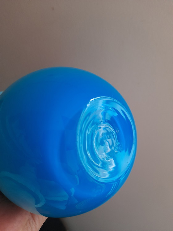 Image 1 of Vase en opaline Peter Svarrer poyr Holmegaard 