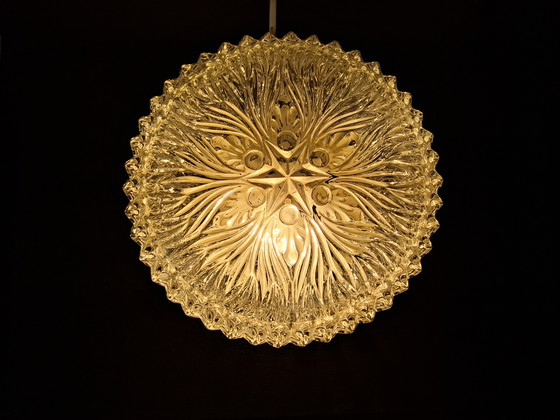 Image 1 of Vintage ceiling lamp attributed to Glashütte Limburg, c. 50/60, rare