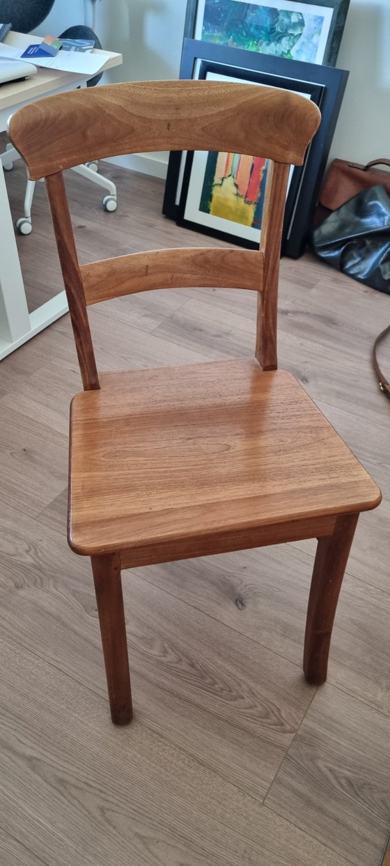 Teak-Esszimmerstühle (6) – Wood (photo 9 of 10)