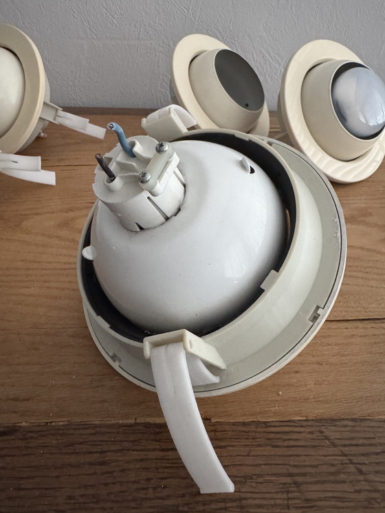 Image 1 of Ceiling recessed spotlights from Massive 6x beige/white