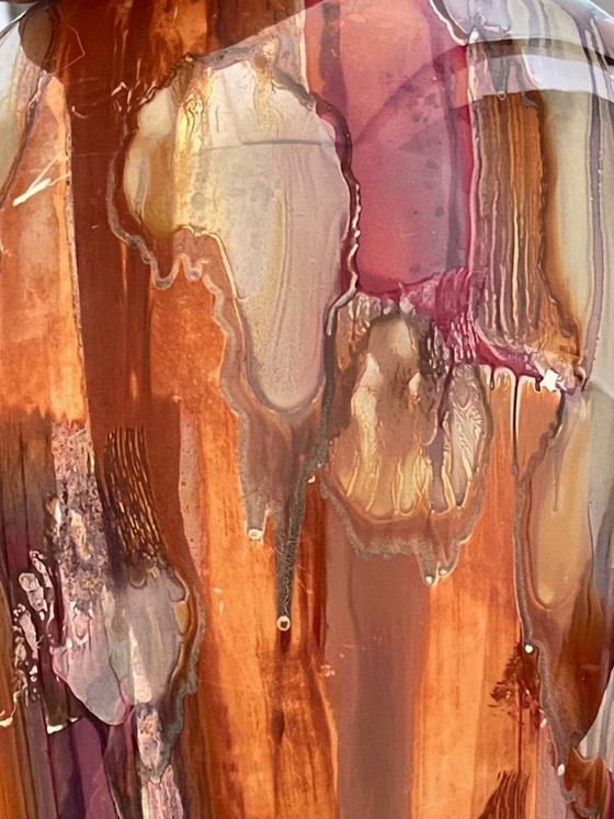 Große italienische S.E.C. Vase aus abstrakt emaillierter Keramik – 30 cm – Vasen, Ceramic (photo 6 of 8)