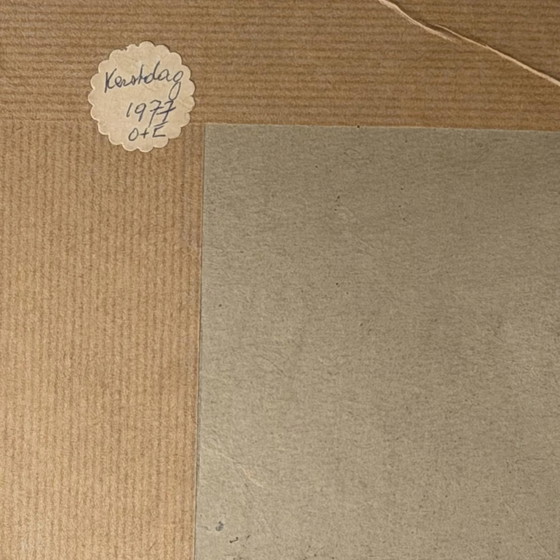 54x43cm Antique Church Interior Louis-Charles Crespin 1930 | Exclusive Wall Art 5 – Wall decoration, Paper (photo 5 of 7)
