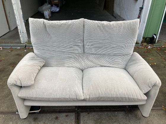 Image 1 of Set unico Maralunga originale di Vico Magistretti per Cassina, 1985