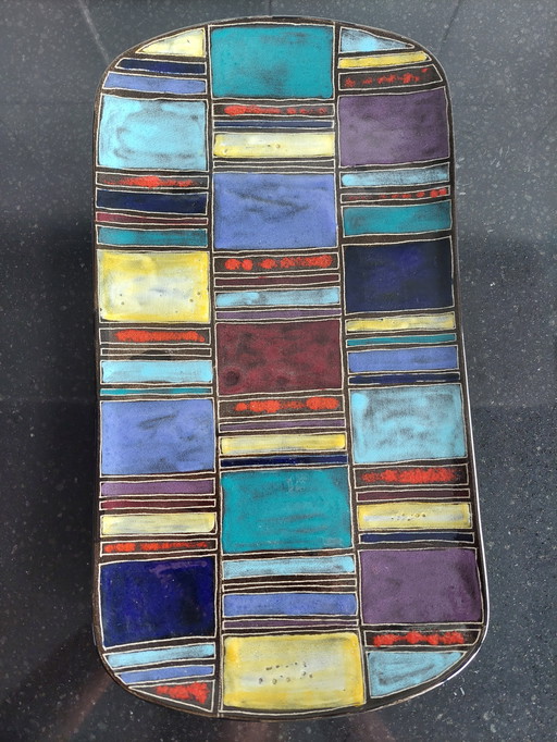 Rare Lu Klopfer ceramic bowl