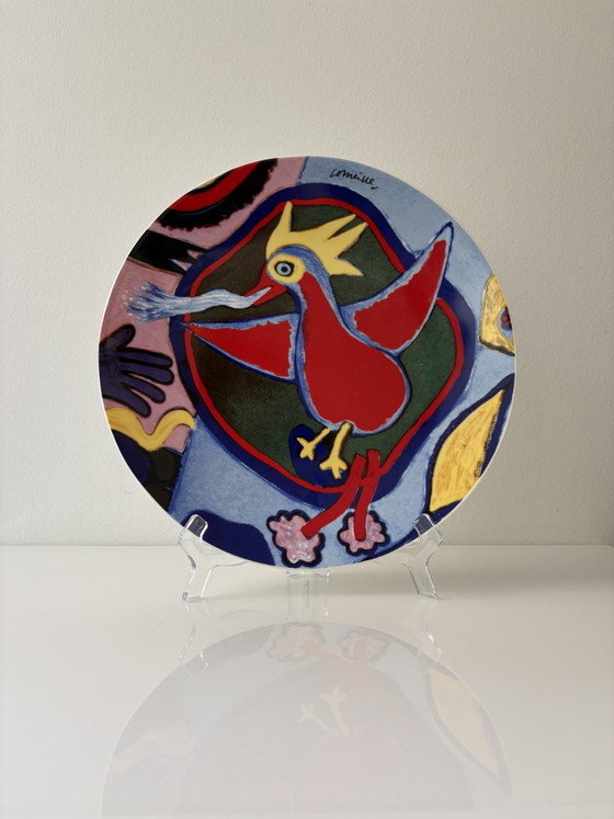 Image 1 of Plato decorativo El pájaro de fuego, Corneille, 30 cm de diámetro