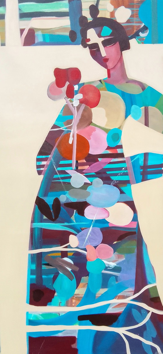 Acrylschilderij 70x150cm – Kunst, Canvas (photo 8 of 15)