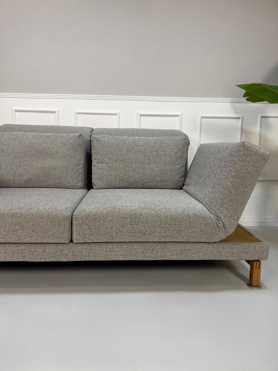 Image 1 of Brühl Moule Large Sofa Grey Sleeper Sofa Sleeping Function Multifunctional