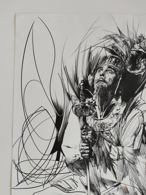 Image 1 of Raymond Moretti, Litografía, El Señor de la Mancha y Pancho