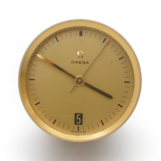 Omega table clock, 1960s